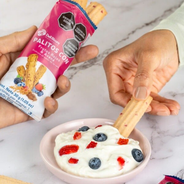 Palitos con Avena y Frutos Rojos - Paquete x 3 Tripack x 90g